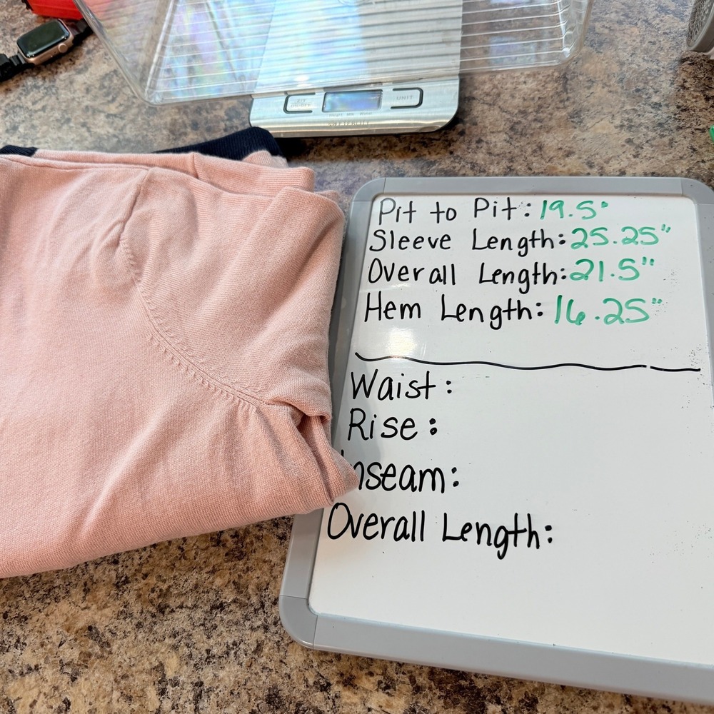 The Webster at Target Pink Colorblock Cardigan Sweater Gold Buttons XL 251030718 - Picture 7 of 8